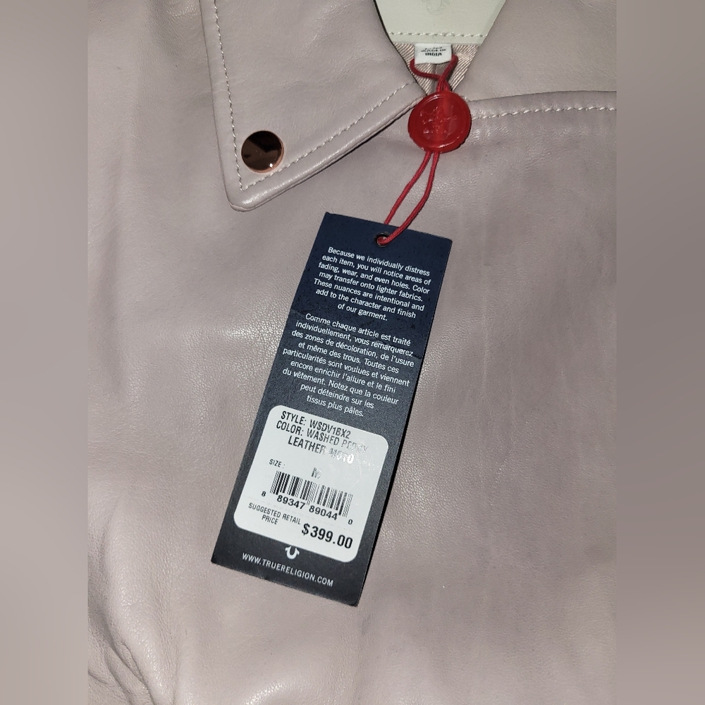 True Religion Women's  Leather Jacket - Picture 3 of 3